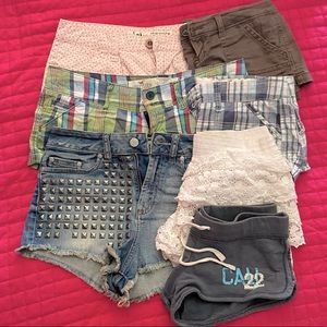 7 cute shorts bundle sizes 0-2